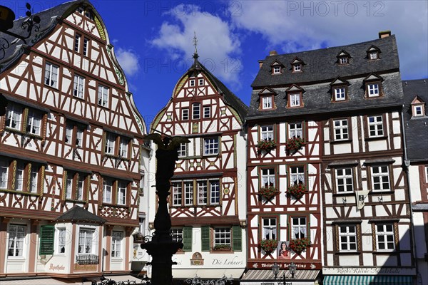 The historic Bernkastel market square