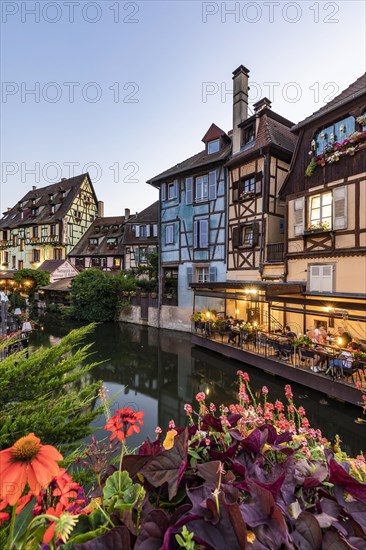 Restaurants on the river Lauch in Little Venice