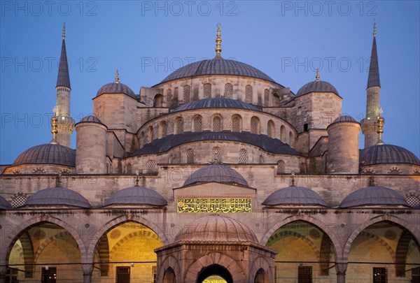 Blue Mosque by night