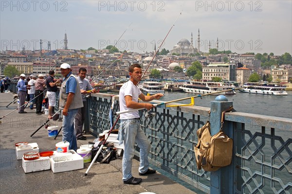 Angler on the Galata Bridge