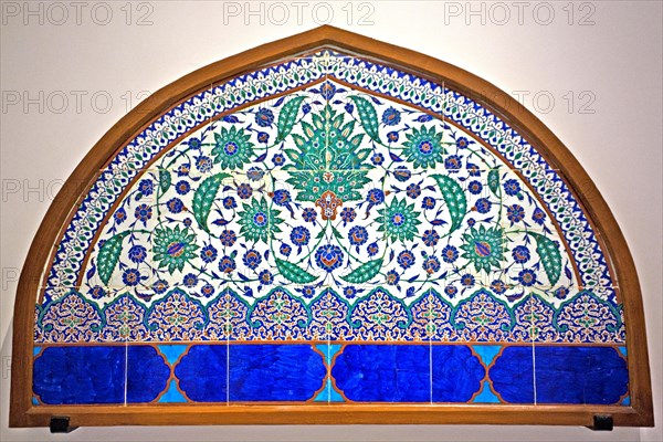Iznik tile from the 15th century in the Tile Pavilion