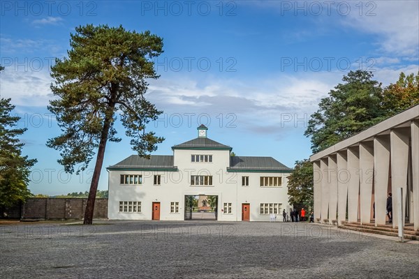 Entrance building to prisoners' camp Tower A