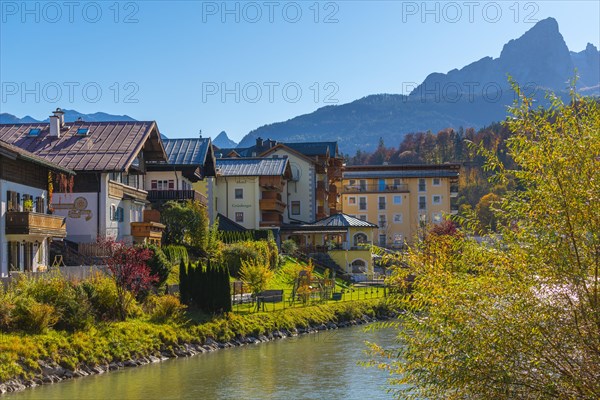 Pensions and hotels on the Berchtesgadener Ache