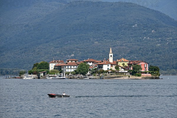 Isola Superiore Dei Pescatori Island in Lake Maggiore