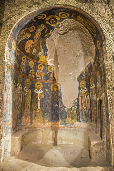 Frescoes in the Eski Guemuesler Monastery
