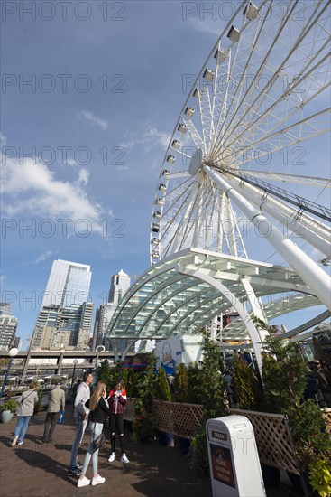 Waterfront with The Seattle Great Wheel