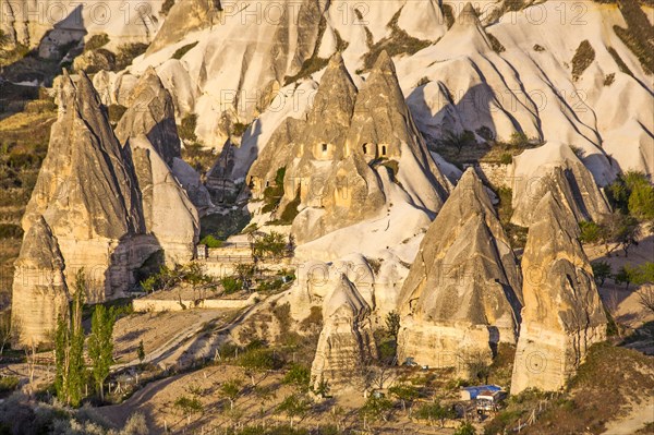 Balloon ride over fantastic tuff formations