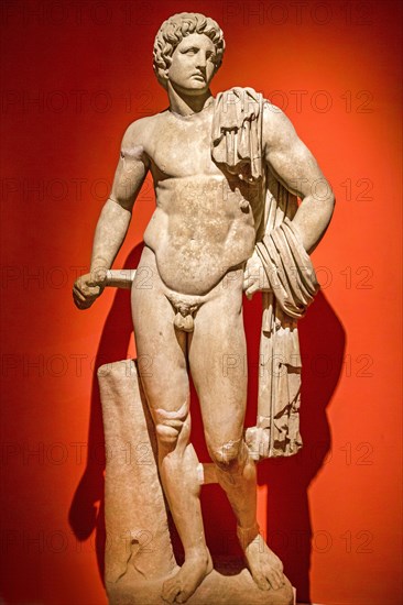 Marble statue of Apollo