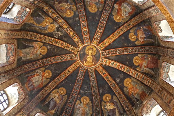 Dome of the Virgin Mary in the Parekklesion of the Chora Church