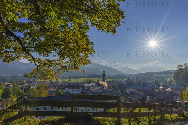 Reit im Winkl climatic health resort with St. Pancratius parish church