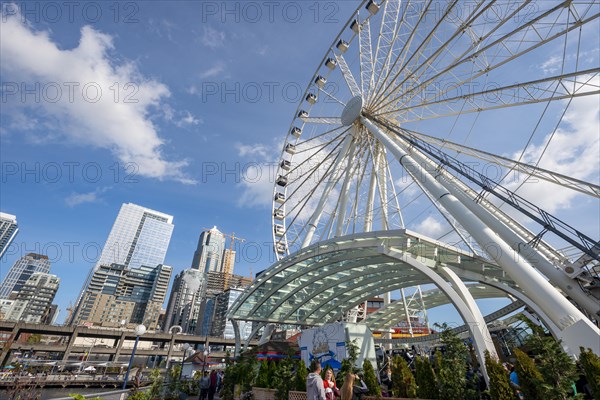 Waterfront with The Seattle Great Wheel