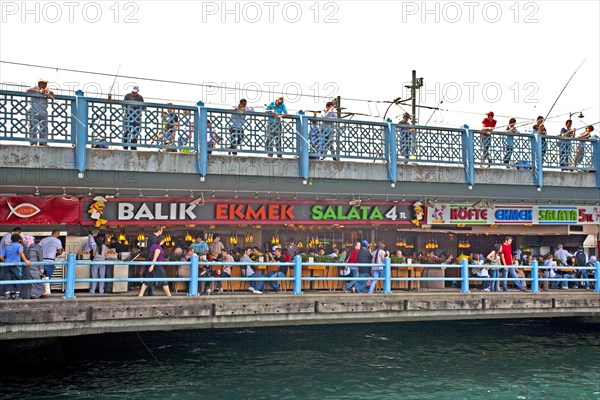 Anglers on Galata Bridge