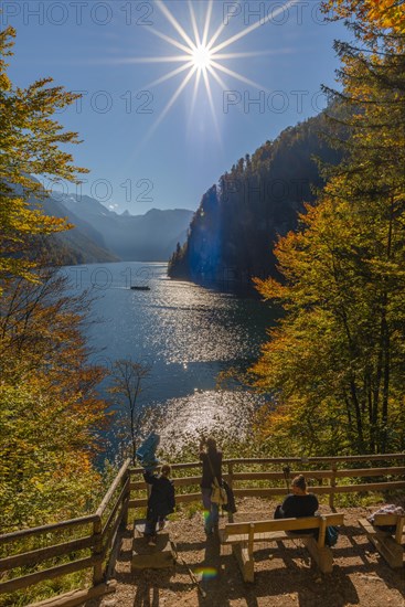 View of Koenigssee from the painter's corner