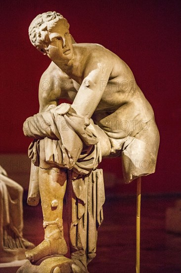 Marble statue of Hermes