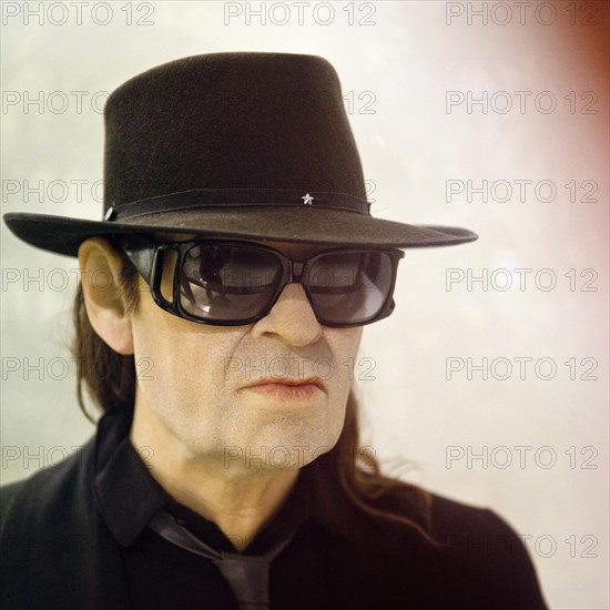 Wax figure of Udo Lindenberg at the Panoptikum