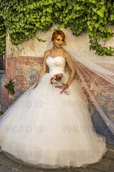 Bridal couple in the old town