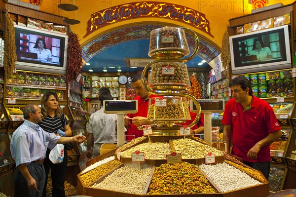 Egyptian bazaar with sweets