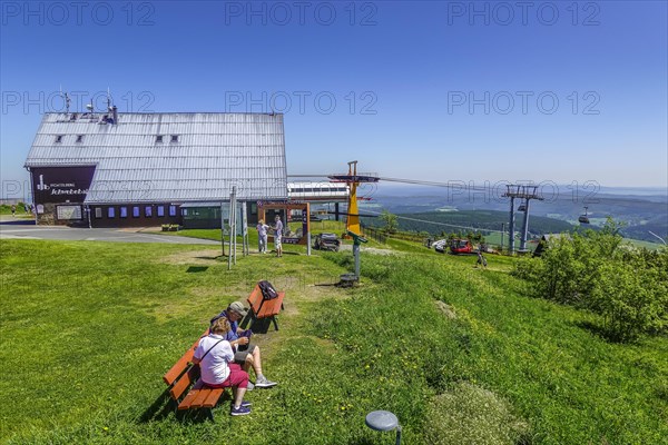 Fichtelberg suspension railway mountain station