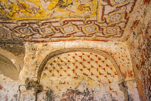 Cave church with frescoes