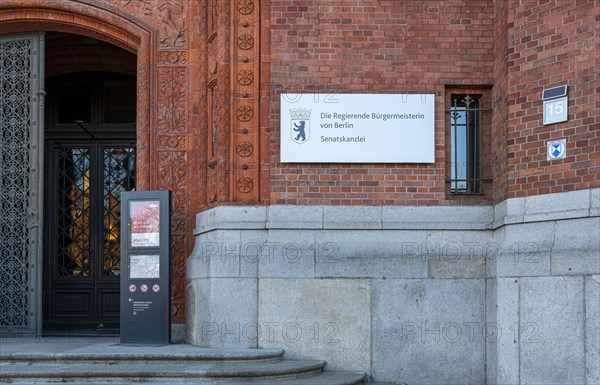 Entrance to the Rotes Rathaus at Alexanderplatz