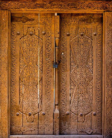 Artfully decorated doors and gates