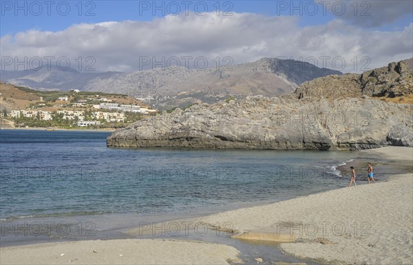 Sandy beach Ammoudi Beach