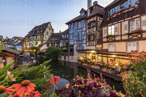 Restaurants on the river Lauch in Little Venice