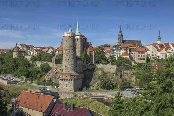 City panorama with tower Alte Wasserkunst