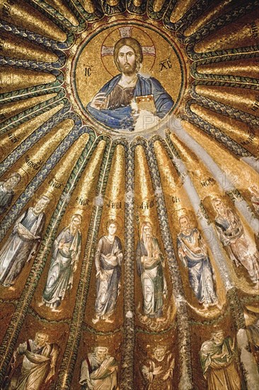 Mosaic Christ Pantocrator in Chora Church