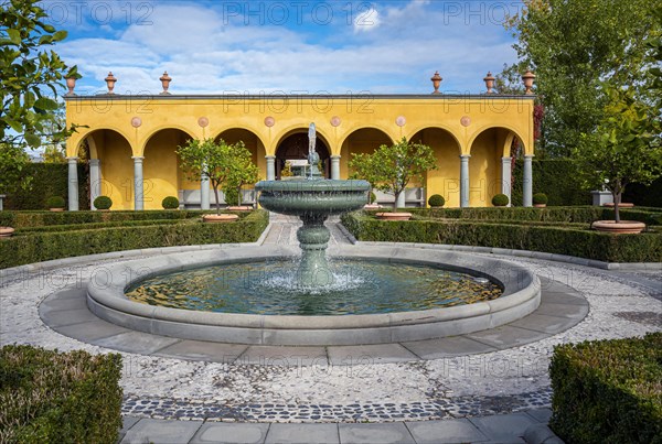 Fountain on the grounds of the Gaerten der Welt