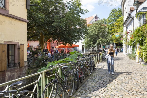 Commercial canal in the former craftsmen's quarter with Gerberau