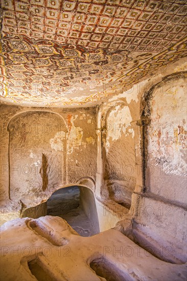 Cave church with burial niches