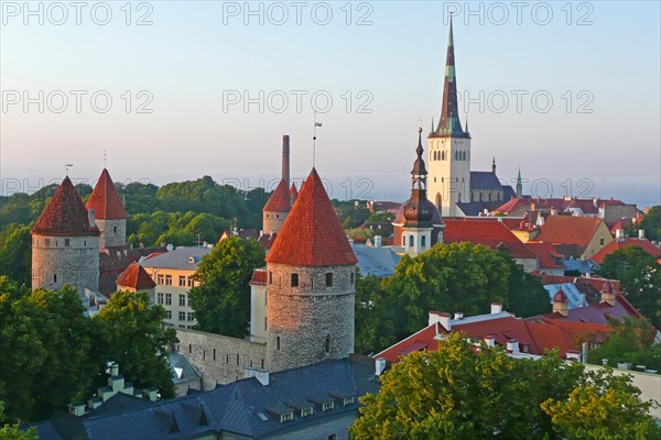 View of the Old Town with City Wall