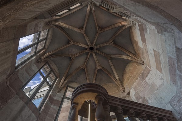 Final vault of the private stair tower of the former merchant Martin Peller in the Pellerhaus