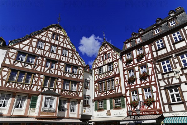 The historic Bernkastel market square