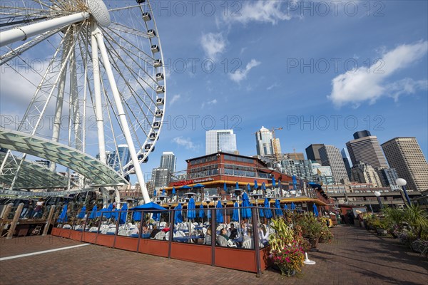 Waterfront with The Seattle Great Wheel