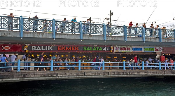 Anglers on Galata Bridge
