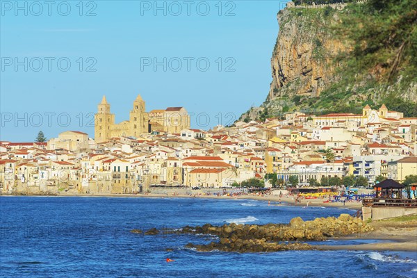 View of Cefalu town