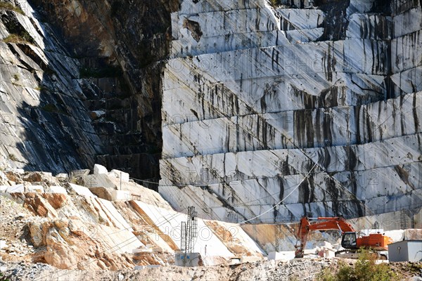 Marble quarrying area of Carrara