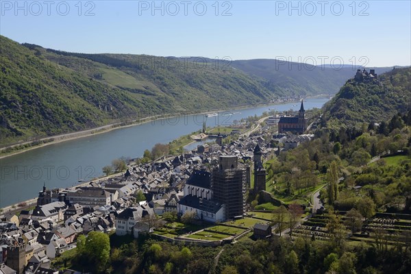 View of Oberwesel with St. Martin's Church