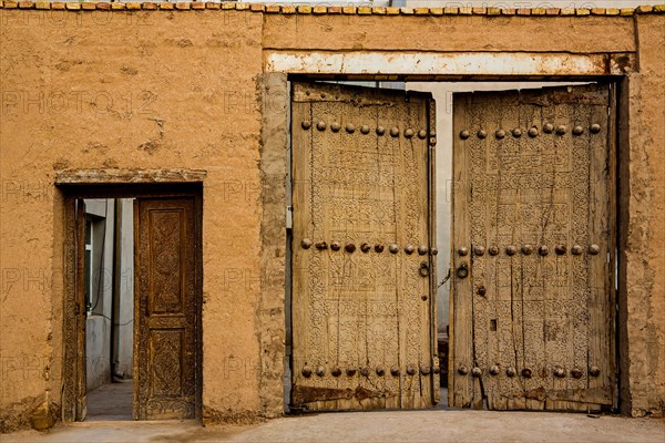 Artfully decorated doors and gates