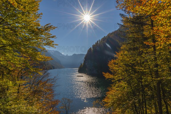 View of Koenigssee from the painter's corner