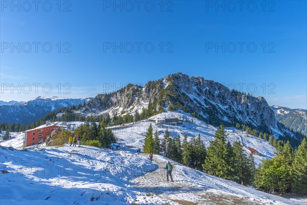 Kampenwand cable car mountain station