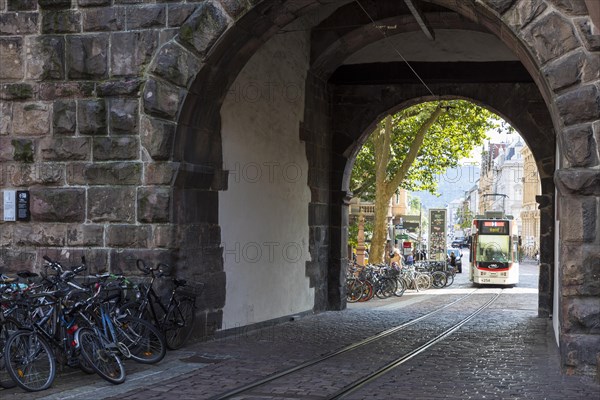 Tram crossing the Martinstor