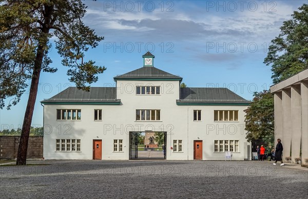 Entrance building to prisoners' camp Tower A