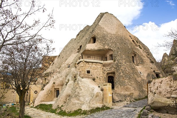 Living caves at Uechisar Castle Mountain