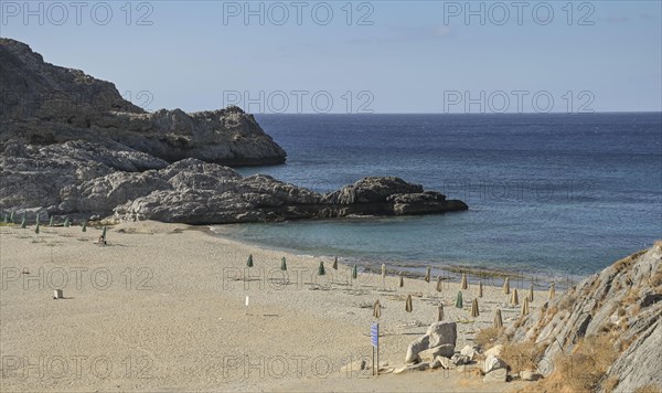 Sandy beach Ammoudi Beach