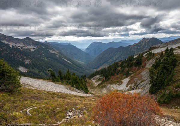 View into the valley of Butter Creek