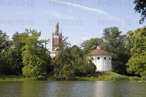 St. Peter's Church and Synagogue at Lake Woerlitz