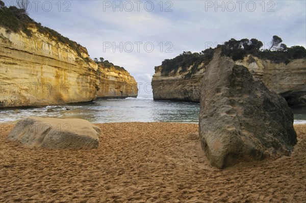 Loch Ard Gorge rock formation